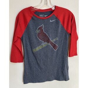 The Nike Tee St. Louis Cardinals Tri-Blend Red Shirt ~ Women's XS ~ MLB Baseball